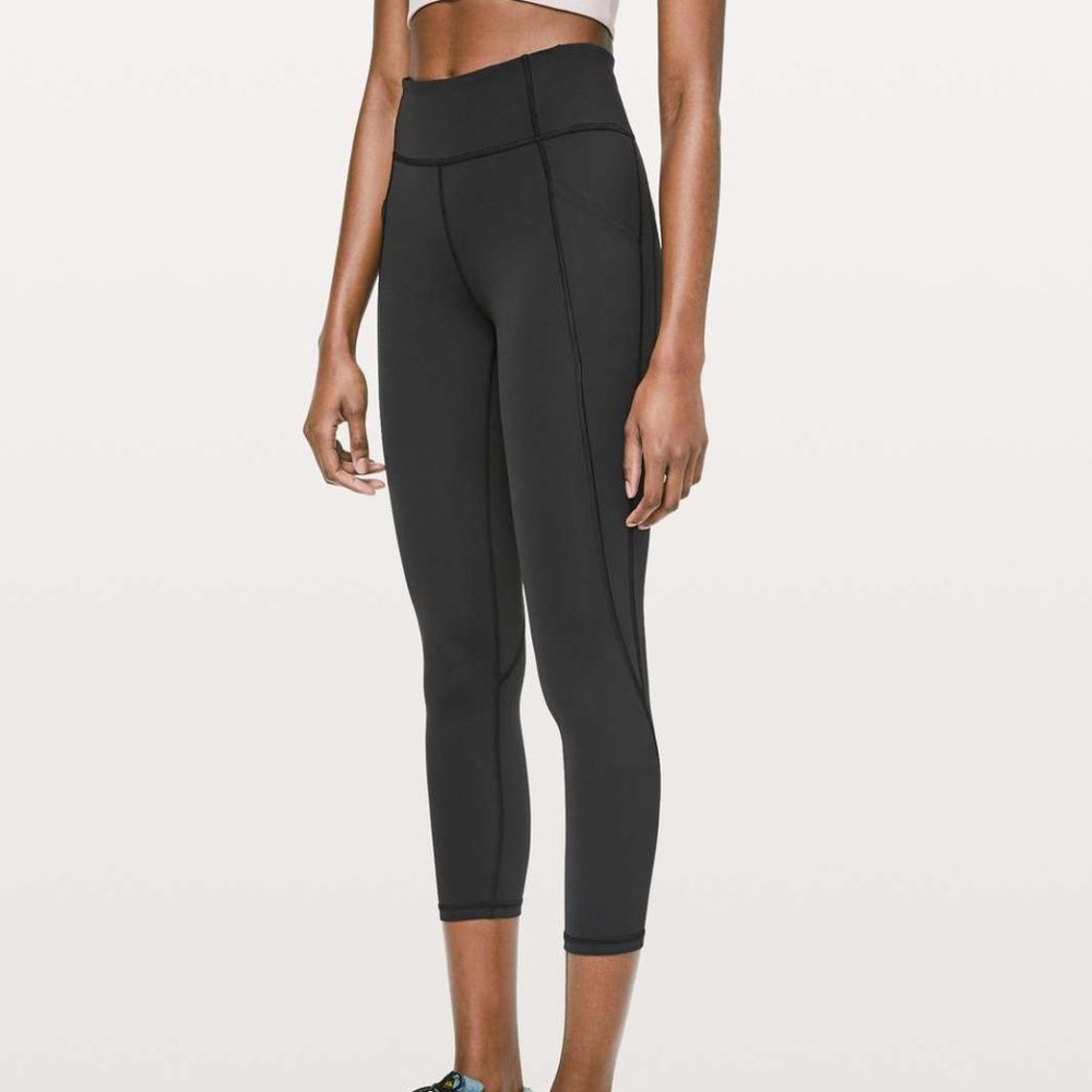 Lululemon Time to Sweat Crop Legging 23" Black size 6
